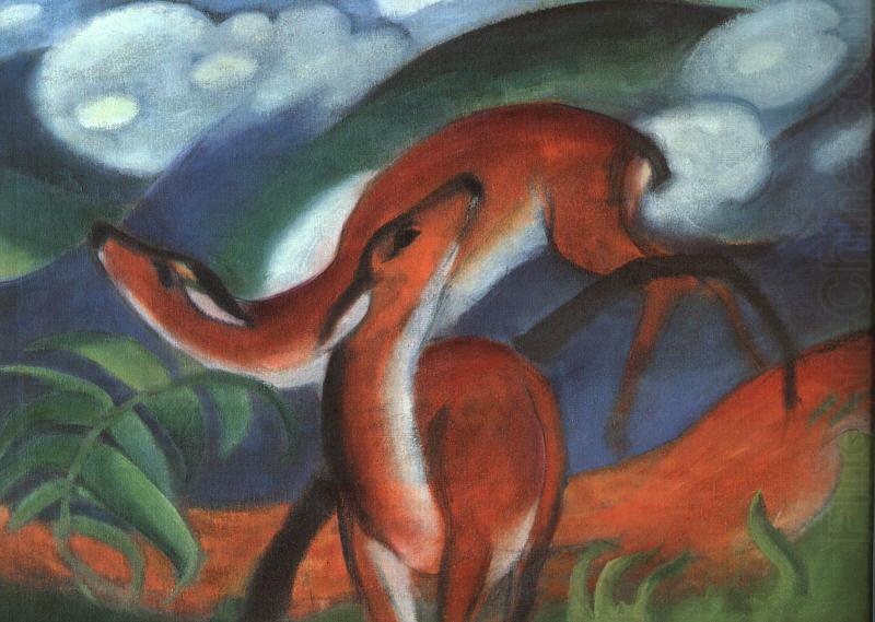 Franz Marc Red Deer II oil painting picture